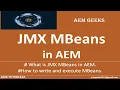AEM Tutorial JMX MBeans in aem