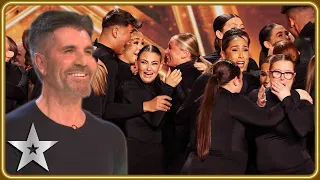 unity get simons second golden buzzer with empowering performance auditions bgt 2023