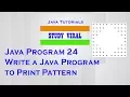 Java Program 24 - Java Program to Print Star Square