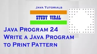 Java Program 24 - Java Program to Print Star Square