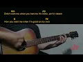 Sophia Scott - Miss Me Now Easy Guitar Chord & Lyrics (cover) 