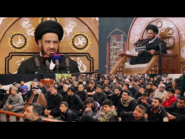 ⁣الصراع بين الحق والباطل | السيد محمد باقر الفالي |  25 رجب الاصب 1442 | مظلومية اهل البيت مع الطغاة