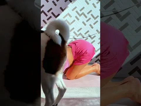 Pink Fit Check… Then the Dog Walked In 😂💖🐕 #shorts #fitgirl #dogfunny #barbie
