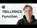 How to Use the TBILLPRICE Function in Excel 2026 Easy Guide