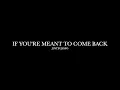 If You're Meant To Come Back by Justin Jesso (Lyrics)