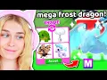 Trading For Mega Neon FROST DRAGON In Adopt Me
