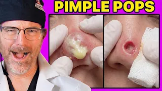 Plastic Surgeon Reacts to the Satisfying Pimple Popping!
