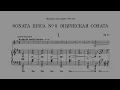 Nikolai Medtner - Violin Sonata No. 3, Op. 57 "Epica" [with score]