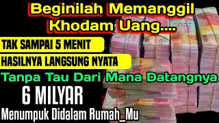  beginilah cara memanggil khodam uang tak butuh waktu lama uang datang diluar dugaan rahasia dzikir