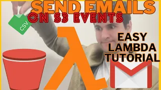 S3 File Upload and Email with Lambda Trigger AWS Python Step-by-Step Tutorial Part