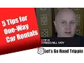 5 Tips for One way Car Rentals