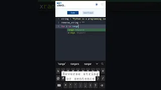 Reverse String or Sentence in Python - Python Programming