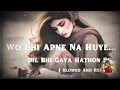 Lagu wo bhi apne na huye || sanam teri kasam 2 song #song #hindisong #trending #viralsong