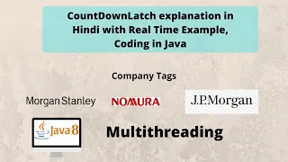 Learn the Multi-Threaded Java Secret in Hindi CountDownLatch Explained with a Real-Time Example