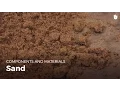 Learn about the different components and metrials for masonry Sand