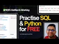 How I Practiced SQL Python for FREE Best for SQL Python Practice