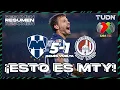 HIGHLIGHTS Monterrey 5-1 Atletico de San Luis Liga MX - AP2024