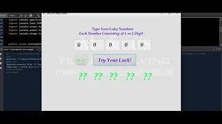 Java Complete Project - Simple Lottery Game Part 4