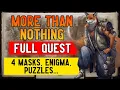 More than Nothing Quest Walkthrough 4 masks Enigma Puzzles - Pathfinder Wrath of the Righteous