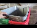 Sterilite 30 Gallon Tote Box Plastic Titanium Set of 6