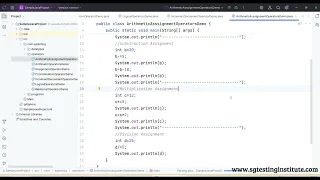 Core Java Basics Part - 08 Arithmetic Assignment Operators