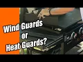 Blackstone Griddle Wind Guard Heat Guard Test - JD3