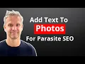Add text to photos to create SEO images with SomePoster - For Parasite SEO