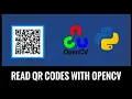 Read QR Codes with OpenCV python