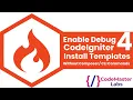 Install Templates Enable Debug in CodeIgniter 4 Step-by-Step Guide