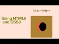 Lunar Eclipse Animation Using HTML CSS Beginner Web Project