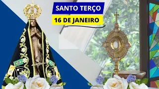 SANTO TERÇO DE APARECIDA DE HOJE - 16/01/2025 | MISTÉRIOS LUMINOSOS | QUINTA-FEIRA