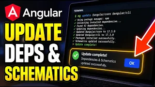 How to update your Angular CLI project dependencies and schematics - Beginner Guide