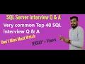 Top 20 SQL interview questions and answers 2020 sql interview sql practice part 1