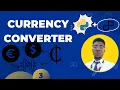 Pywebio Currency Converter app without HTML5 and JS using Python