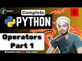 Operators Part 1 Complete Python Course Lecture 5
