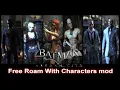 Batman Arkham City - FREE ROAM Playable Characters Part 1