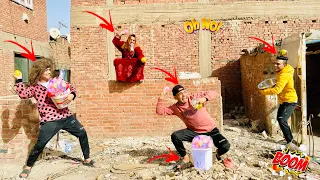 لما تلعب انت واهلك حرب بلالين المايا عمر نصر 