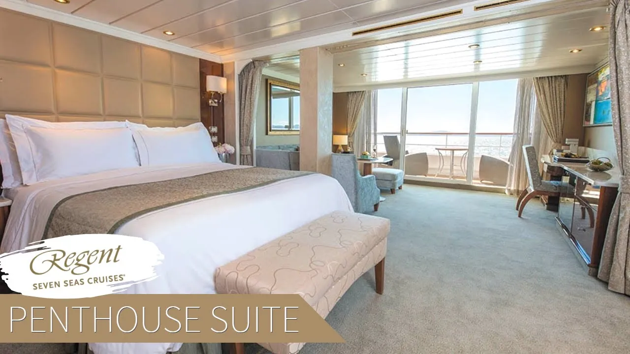 Regent Seven Seas Mariner | Penthouse Suite Full Walkthrough Tour & Review | 4K