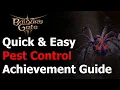 Baldur s Gate 3 Pest Control Achievement Trophy Guide - Kill Spider Matriarch Before Eggs Hatch