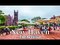 New Haven Connecticut America s Pizza Capital and The Home of Yale University - 4K Walking Tour