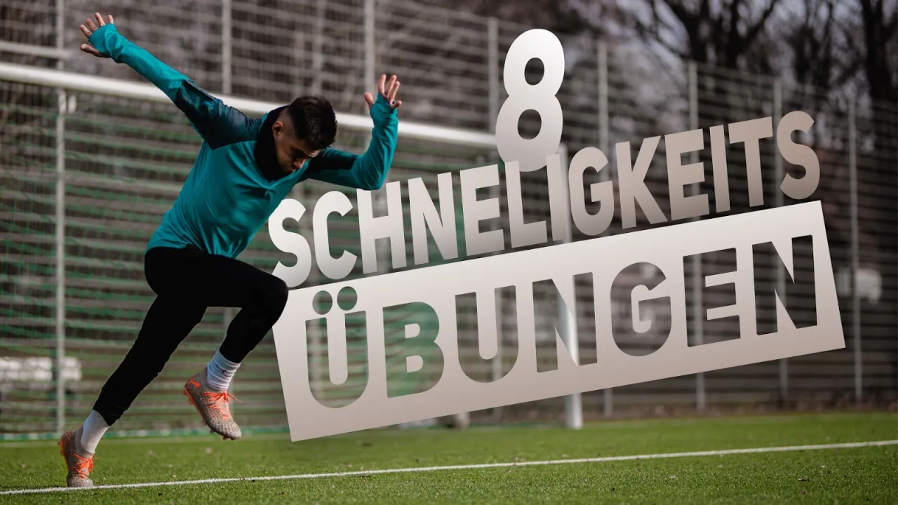 Fussballtraining: Spaßige Schnelligkeitswettbewerb mit Ringen. 