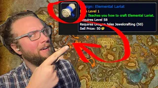DON T MISS THIS OP CRAFTING RECIPE - WoW Dragonflight Elemental Lariat Design Guide lotta gold