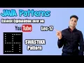 How to print Swastika pattern program in java