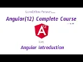 Angular 12 Complete Angular Course in Telugu Introduction