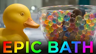 EPIC ORBEEZ EXPLOSION! 💥 ASMR Doll & Duckling Spa