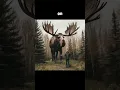 Did You Know? LARGEST Moose Antlers! #shorts