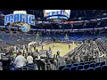 Watching Magic vs Suns Full NBA Experience Our Seat View Tour of the Kia Center in Orlando FL
