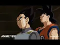 Goku Vegeta tries to change the sheet of beerus as a parts of training