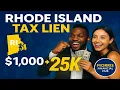 Rhode Island Tax Lien Investing Tiny State Big Opportunities