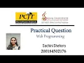 WEB Programming Question 11 Tutorial